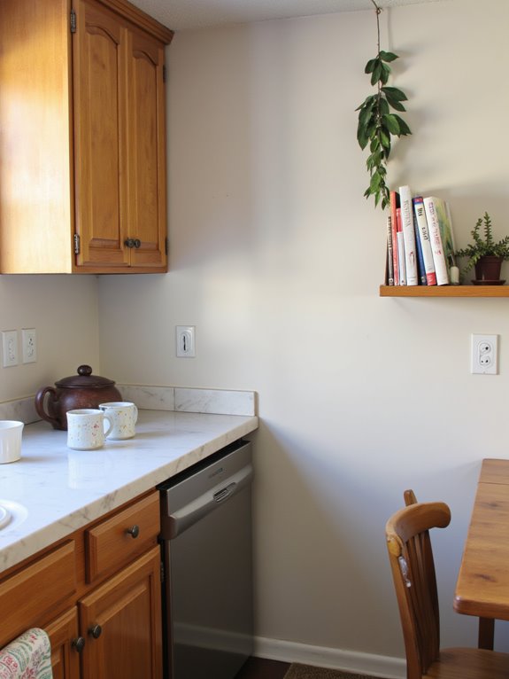cozy neutral kitchen backdrop