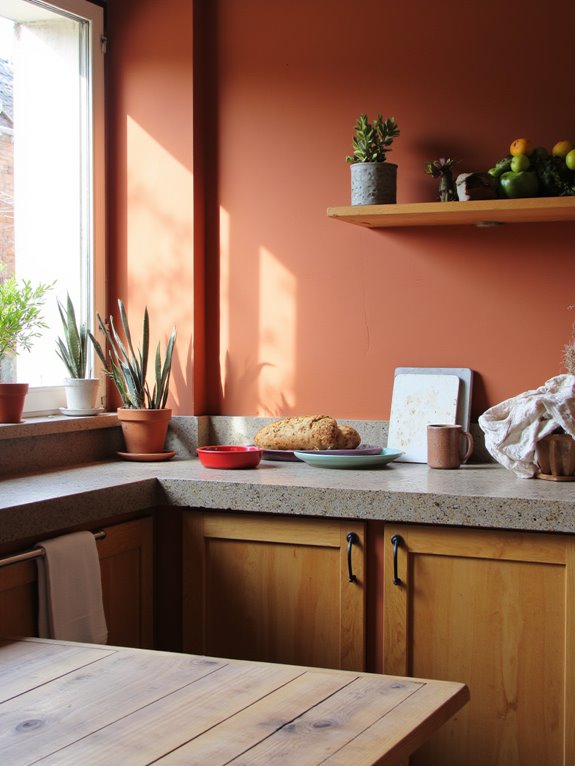 cozy rustic kitchen atmosphere