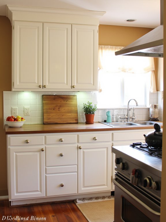 cozy warm beige kitchen ambiance