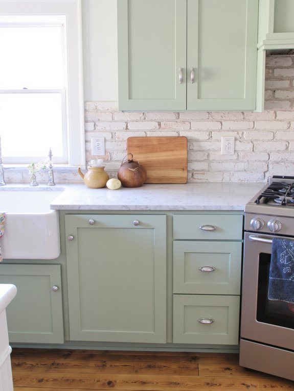 crown molding enhances cabinets