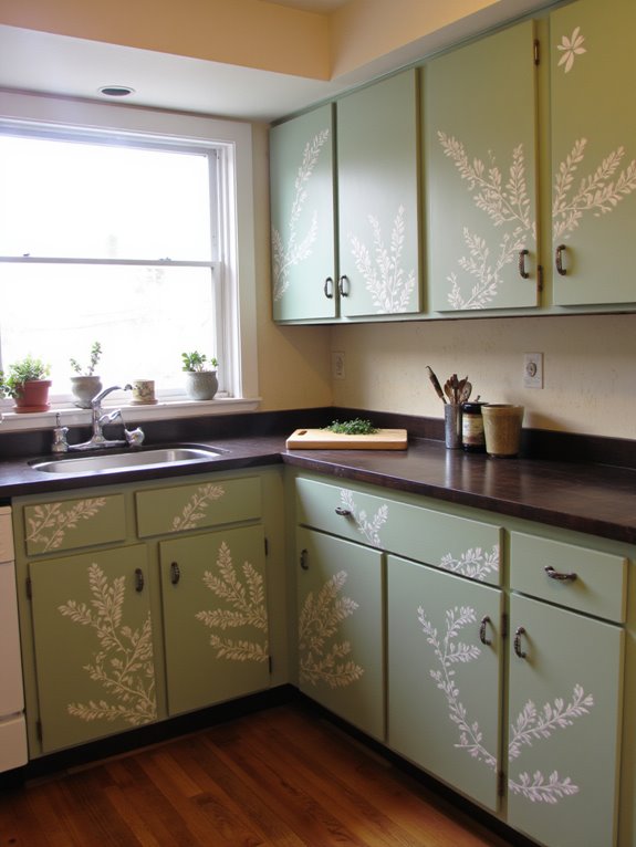 custom designs with stencils