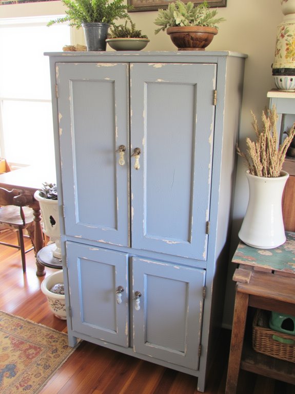 distressed finish adds character