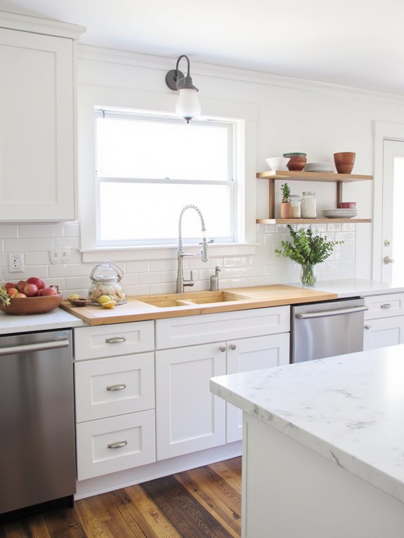 dove white timeless kitchen elegance