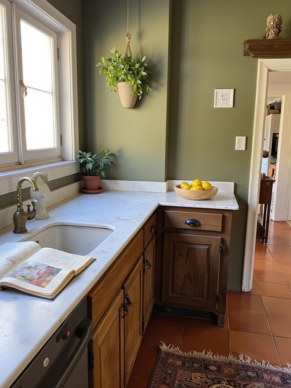 earthy elegance in kitchens