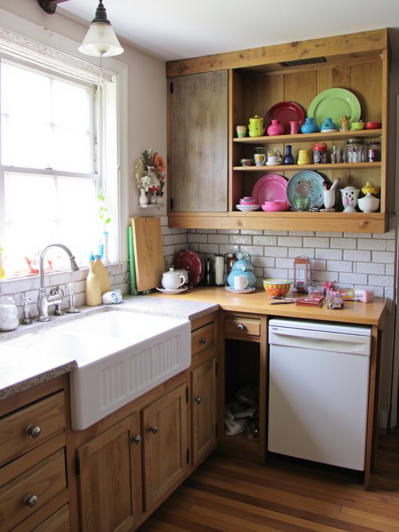 eclectic kitchen cabinet styles