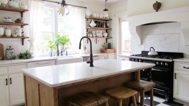 elegant farmhouse kitchen decor
