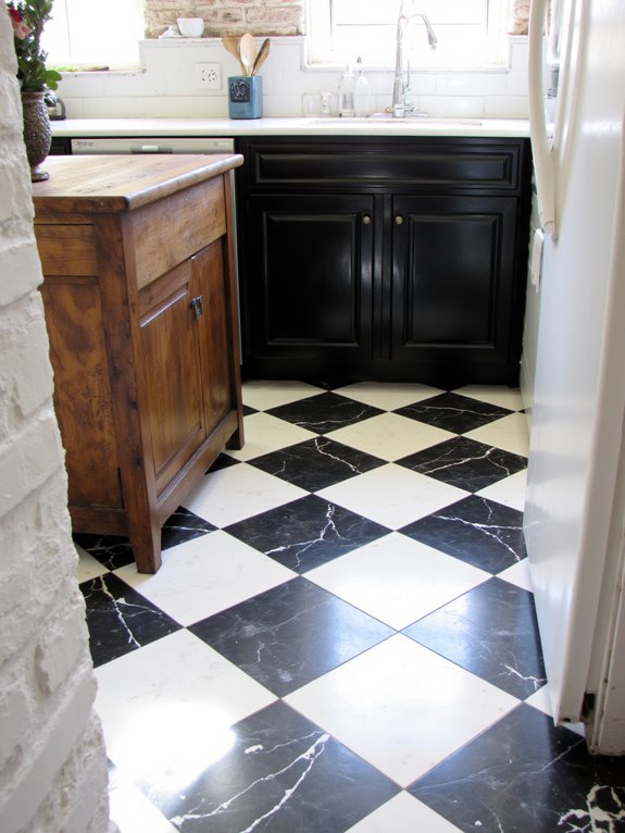 elegant flooring for kitchens
