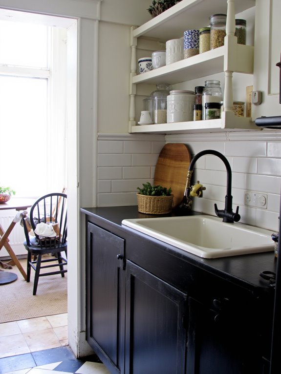 elegant functional kitchen storage