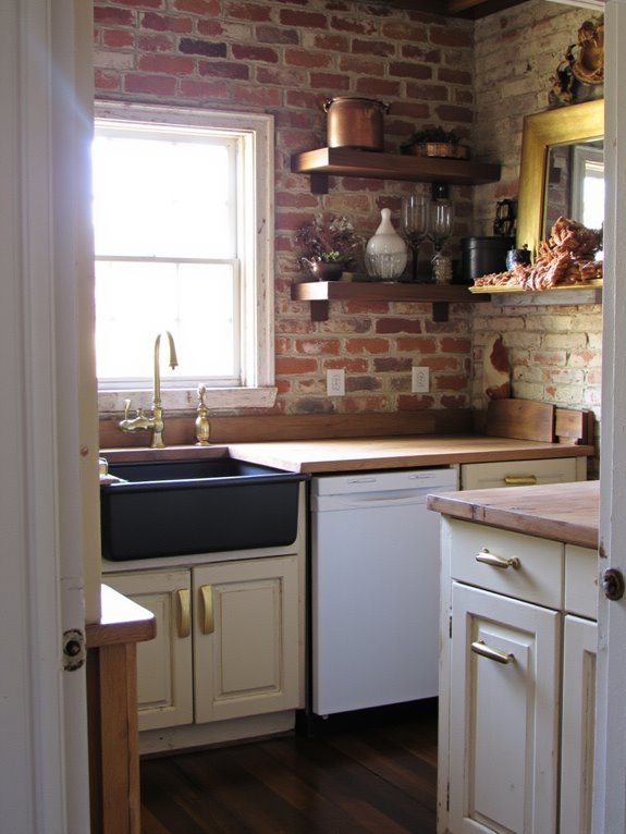 elegant gold rustic contrast