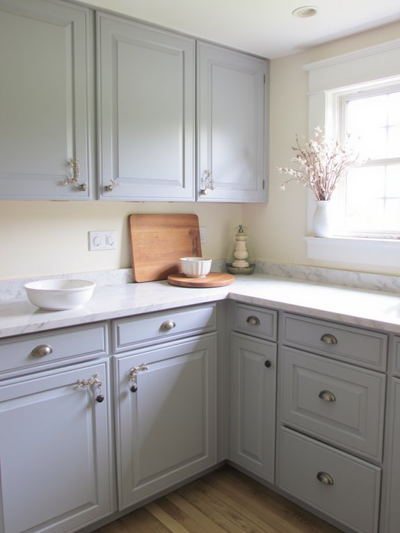 elegant gray kitchen design