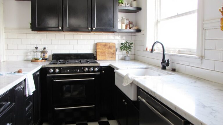 elegant monochrome kitchen designs