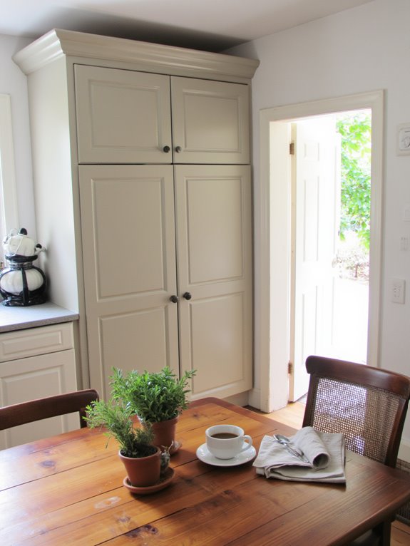 enchanting greige kitchen cabinets