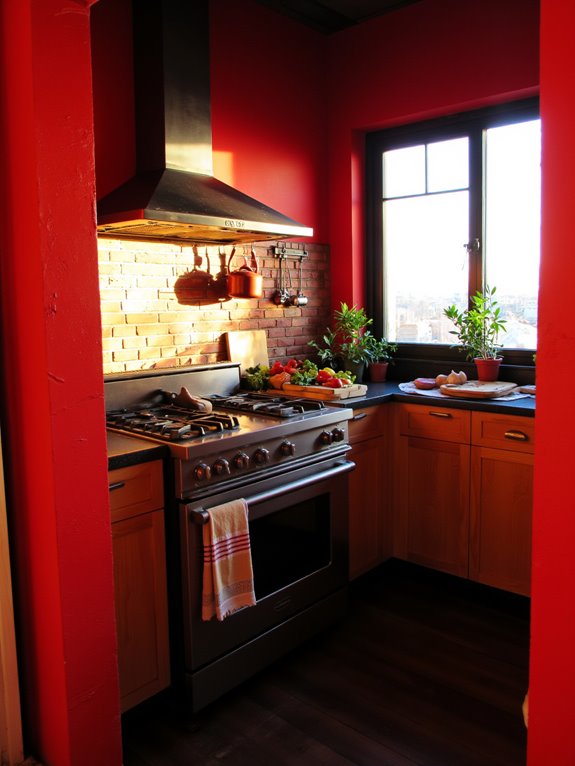 energizing vibrant red decor