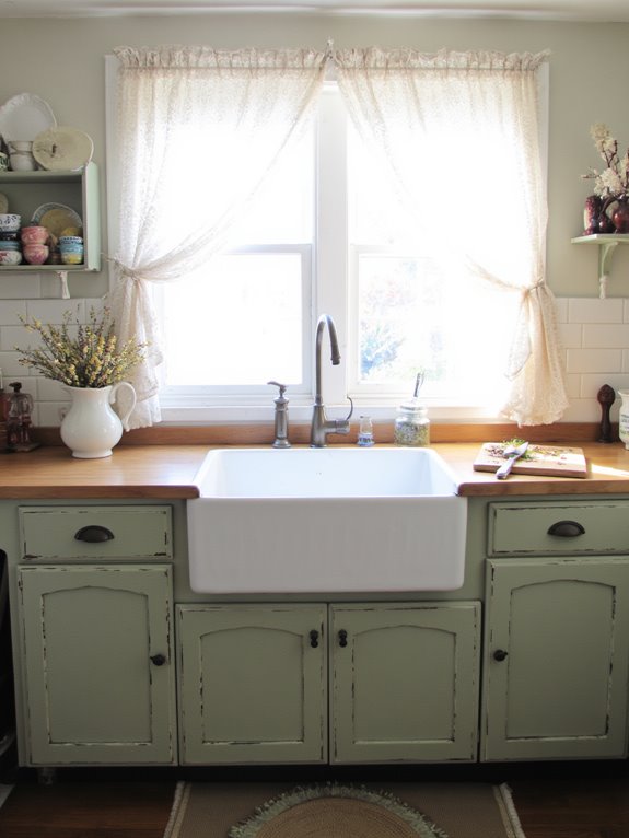 farmhouse sink enhances functionality