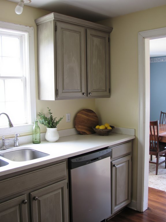 faux finish for cabinets