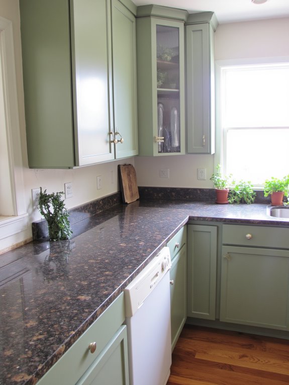 finish affects cabinet appearance