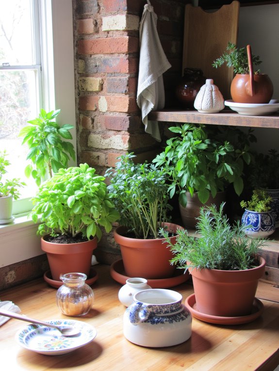 fresh herbs for cooking