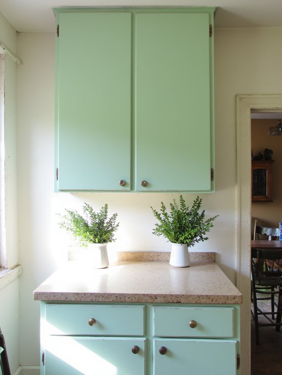 fresh inviting mint green