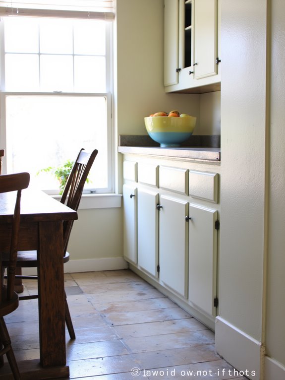 glossy finishes enhance chalk paint