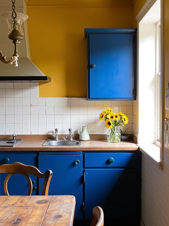 golden mustard kitchen accent