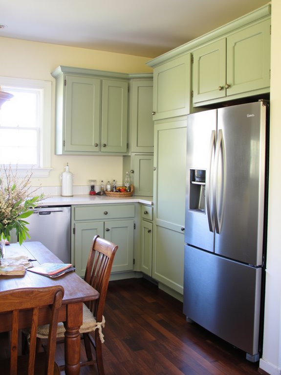 harmonious kitchen color palette