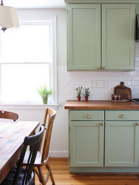 incorporate shaker cabinets creatively