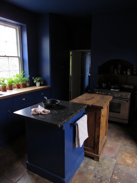 indigo bold and sophisticated