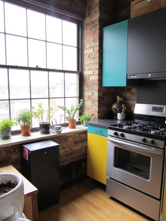 industrial gray with accents