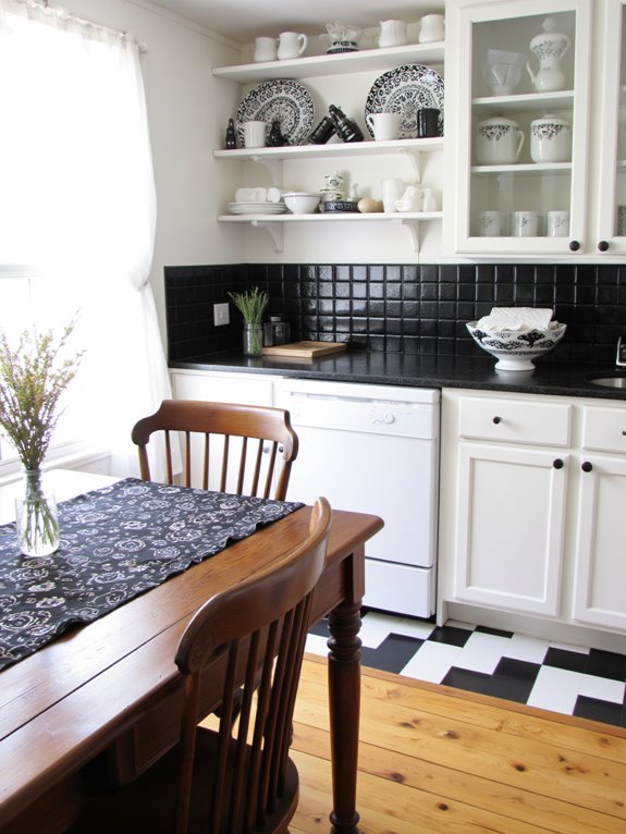 layered monochrome pattern elegance