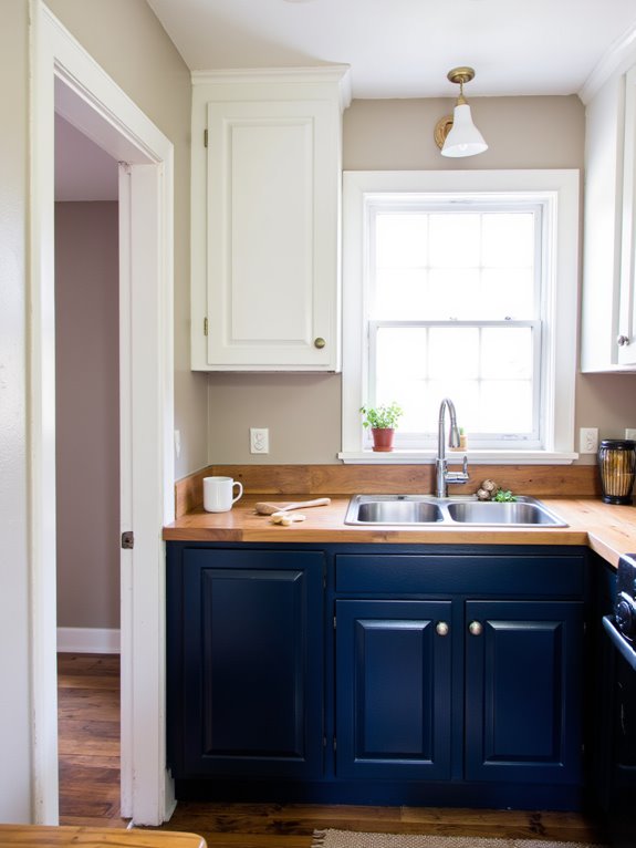 light cabinets airy kitchen