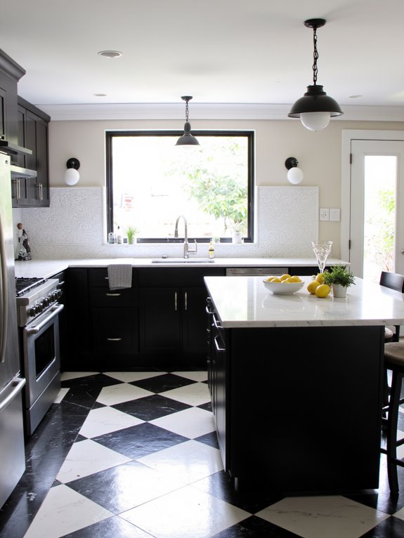 luxurious black and white sophistication