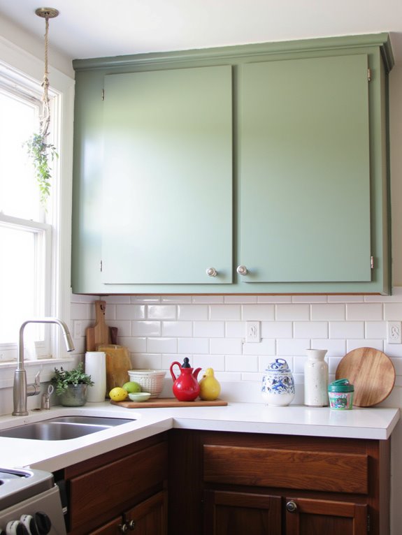 maintain two tone cabinets effectively