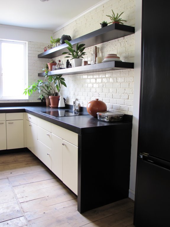 matte and glossy contrast