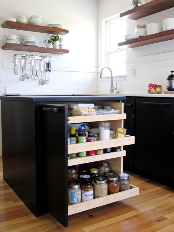 maximize kitchen storage space