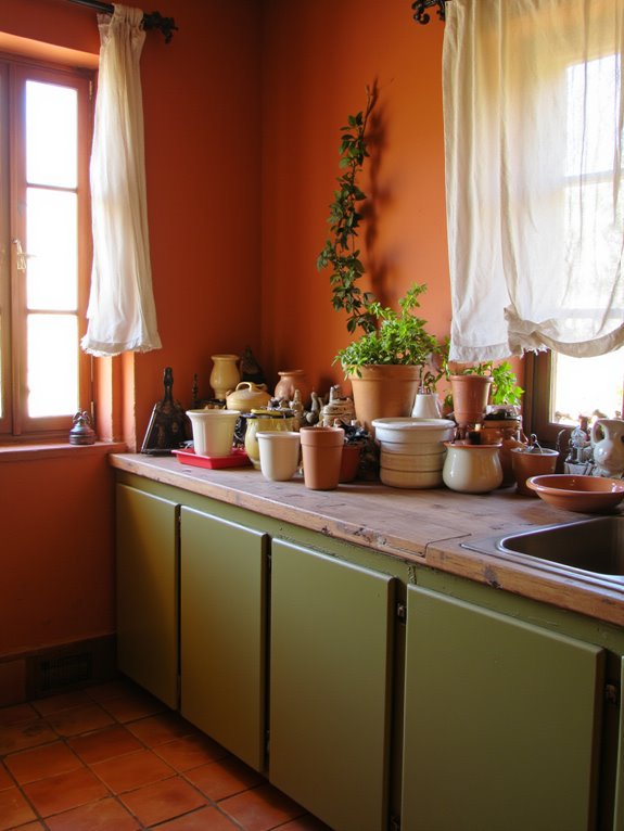 mediterranean warm kitchen vibes