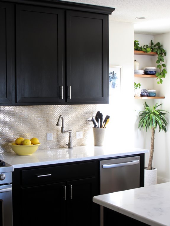 metallic accents elevate elegance