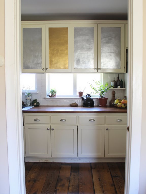 metallic accents elevate sophistication