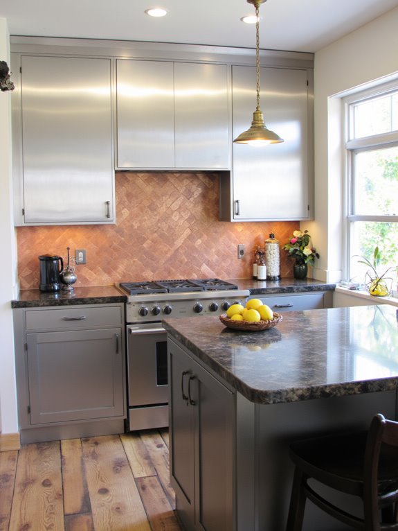 metallic finishes elevate kitchens