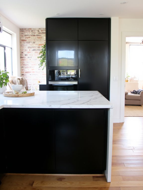 minimalist sleek cabinet designs