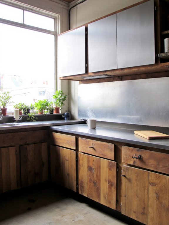 mixing metals and wood