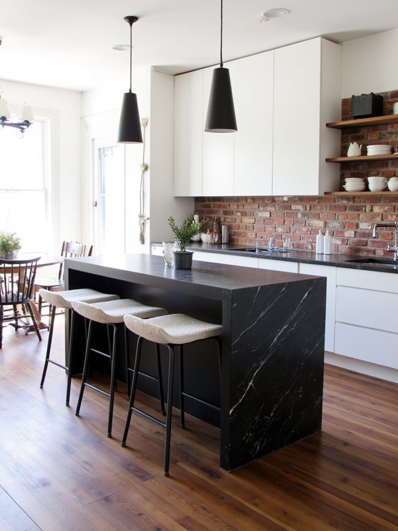 mixing textures for depth