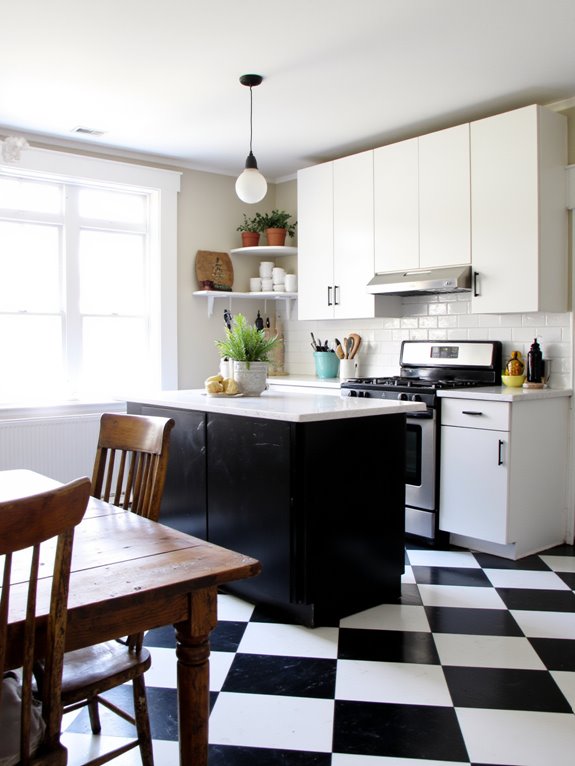 modern elegance in contrast