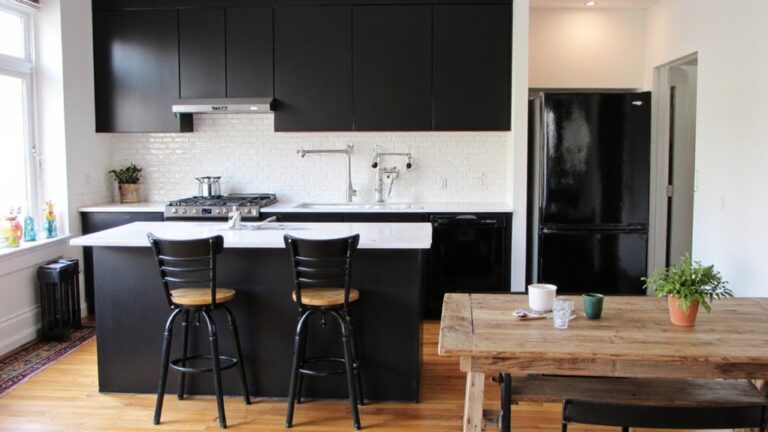 modern monochrome kitchen design