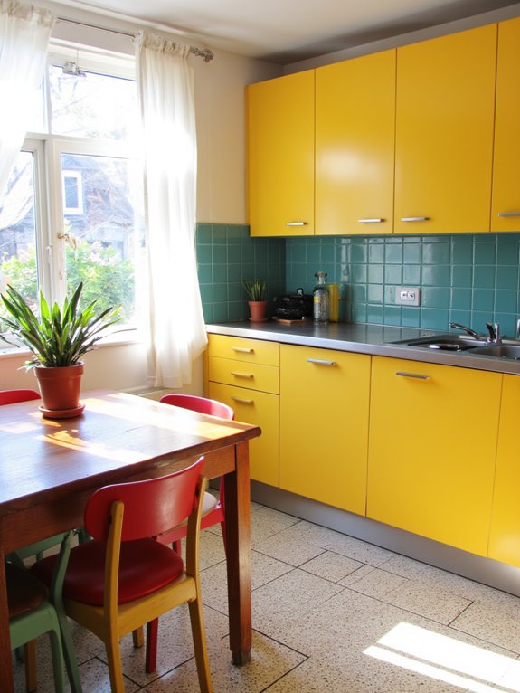 mood enhancing kitchen colors