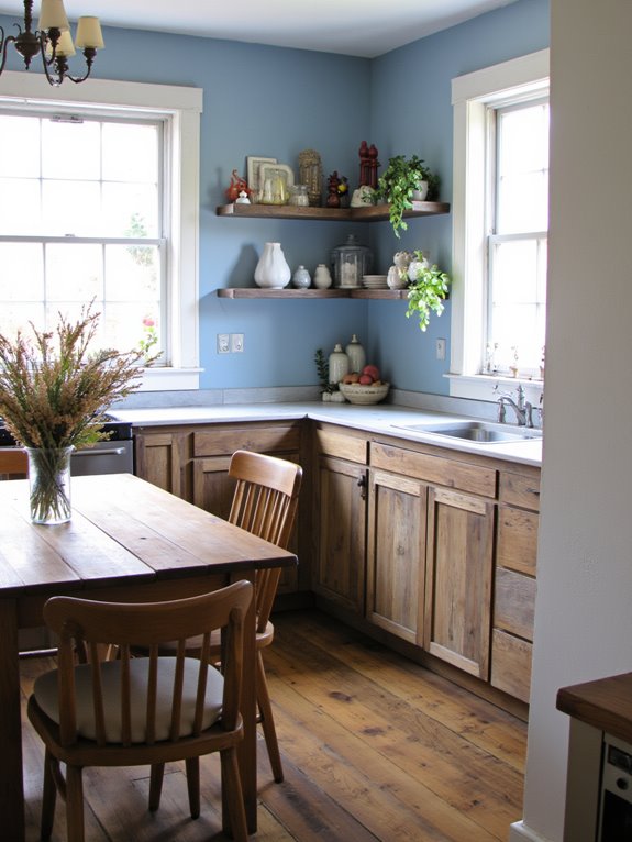 muted sky blue tranquility