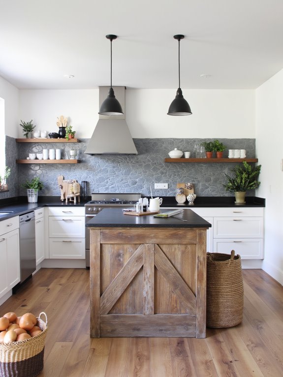 natural materials enhance warmth