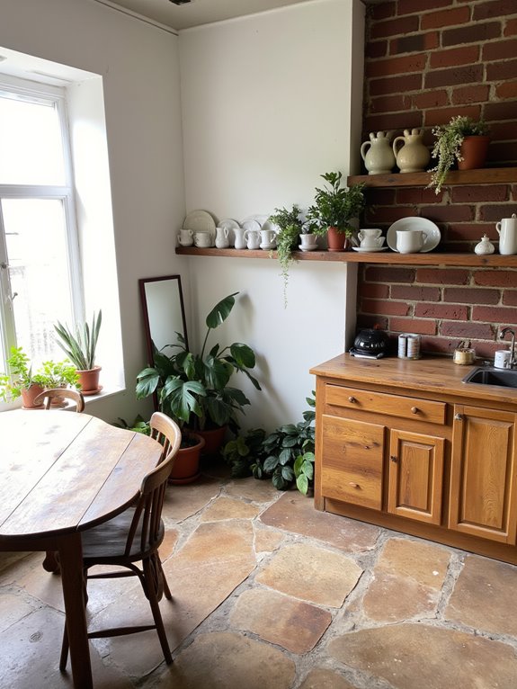 natural wood kitchen warmth