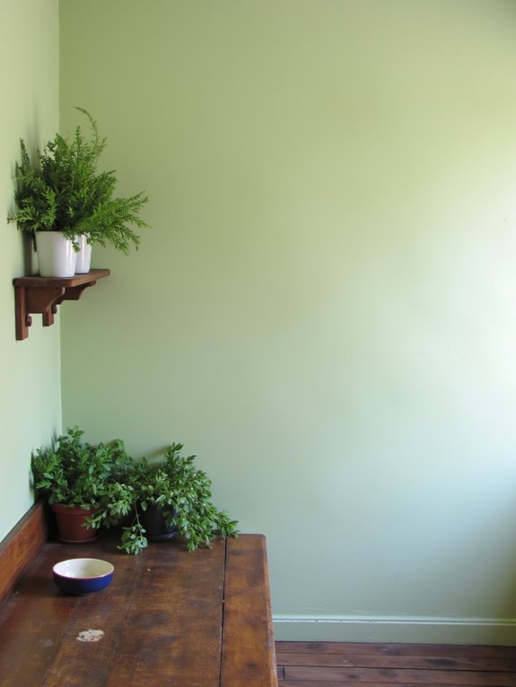 nature inspired calming kitchen decor