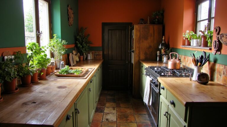 nature inspired kitchen colors