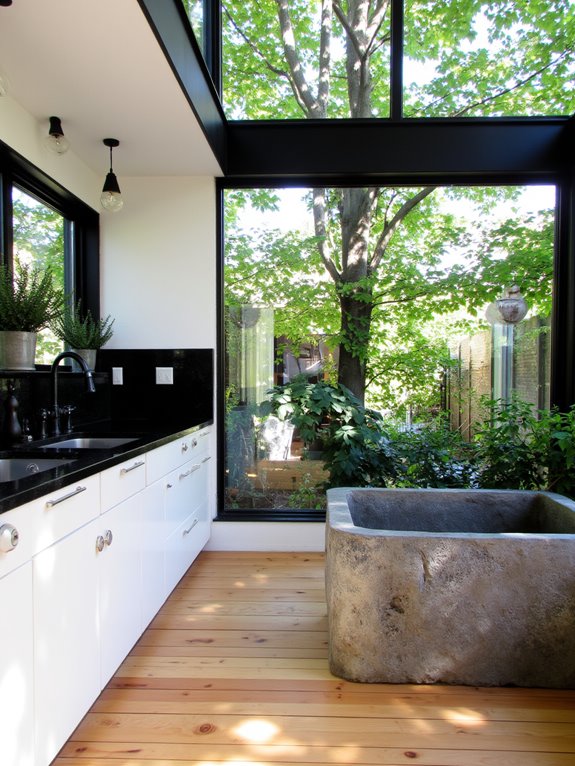 nature inspired kitchen elements